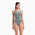 Ladies' one-piece swimsuit arena Fruits Lace Plus Back multi/turquoise / multi