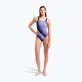 Ladies' one-piece swimsuit arena Night Light U Back blue multi/black 2