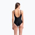 Ladies' one-piece swimsuit arena Night Light U Back blue multi/black 3