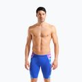 Men's swim jammers arena Earth Swim Jammer neon blue/neon blue multi 5