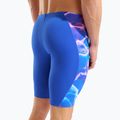 Men's swim jammers arena Earth Swim Jammer neon blue/neon blue multi 9