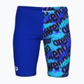 Kids' jammers arena Crowded Swim Jammer neon blue/neon blue multi