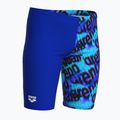 Kids' jammers arena Crowded Swim Jammer neon blue/neon blue multi 4