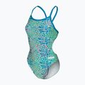 Ladies' one-piece swimsuit arena Snake Skin Challenge blue cosmo multi/blue cosmo 3