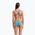 Ladies' one-piece swimsuit arena Snake Skin Challenge blue cosmo multi/blue cosmo 7