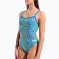 Ladies' one-piece swimsuit arena Snake Skin Challenge blue cosmo multi/blue cosmo 8