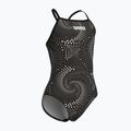 Children's one-piece swimsuit arena Fireflow Lightdrop Back black/team black 4