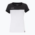 Women's tennis shirt Tecnifibre Stretch white and black 22LAF1 F1