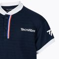 Children's tennis shirt Tecnifibre Polo blue 22F3PO F3 3