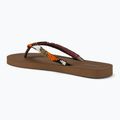 Women's Banana Moon Calisun Seaside marron flip flops 3