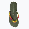 Women's Banana Moon Calisun Seaside kaki flip flops 5