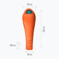 Sleeping bag Millet Light Down 5 orange 4