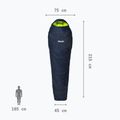 Millet Baikal 1100 Regular saphir sleeping bag 4