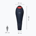 Millet Baikal 1100 saphir women's sleeping bag 4