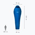 Millet Baikal 750 Regular sleeping bag right sky diver 3