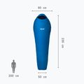 Millet Baikal 750 Long sleeping bag right sky diver 4