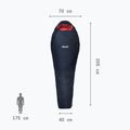 Millet Baikal 750 saphir women's sleeping bag 4