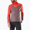 Men's sweatshirt Millet Kamet Grid HD paprika/pepper