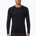 Men's long-sleeve trekking shirt Millet Ubic Wool LS Pullover black