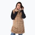 Women's gilet Aulp Carra Faux Fur taupe 3
