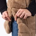 Women's gilet Aulp Carra Faux Fur taupe 6