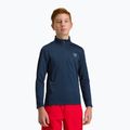 Rossignol Boy 1/2 Zip Warm Stretch children's ski sweatshirt dark navy