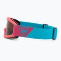 Rossignol Raffish S pink/orange children's ski goggles 4