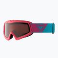 Rossignol Raffish S pink/orange children's ski goggles 5