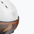 Women's ski helmet Rossignol Fit Visor Impacts white/orange/silver 6