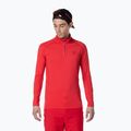 Men's thermal active sweatshirt Rossignol Classique 1/2 Zip sports red