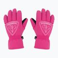 Rossignol Jr Rooster G orchid pink children's ski glove 3