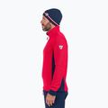 Men's Rossignol Cieloalto Fleece Half zip sports sweatshirt red 4