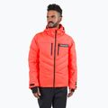 Men's Rossignol Hero Blackside Puffy ski jacket neon red