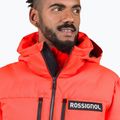 Men's Rossignol Hero Blackside Puffy ski jacket neon red 7