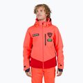 Men's Rossignol Hero Blackside ski jacket neon red