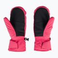 Rossignol Jr Rooster M tea rose children's ski gloves 3