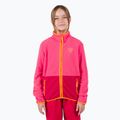 Children's Rossignol Jr Strawpile Fleece Fz tea rose sweatshirt