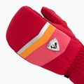 Rossignol women's ski glove New Piste M ruby red 4