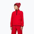 Rossignol Jr Strawpile Fleece Fz sports red children's sweatshirt