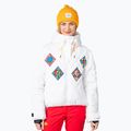 Women's ski jacket Rossignol Lumy Down Bomber white