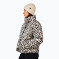 Women's down jacket Rossignol Aretu Allover Down nature wild leopard print 4