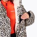 Women's down jacket Rossignol Aretu Allover Down nature wild leopard print 6