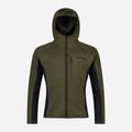 Men's sweatshirt Rossignol Blackside Mix Full Zip Hoodie Fleece olive shadow 8