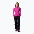 Women's fleece sweatshirt Rossignol Mid Layer Stretch Half Zip electric fuchsia 2