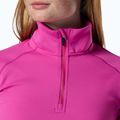 Women's fleece sweatshirt Rossignol Mid Layer Stretch Half Zip electric fuchsia 5