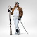Women's ski jacket Rossignol JCC Teddy Hoodie white 2