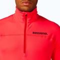 Men's sweatshirt Rossignol Hero Half Zip First Layer neon red 6