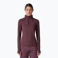 Women's thermal sweatshirt Rossignol Half Zip First Layer huckleberry