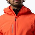 Men's ski touring jacket Rossignol Venon Wind Hoodie neon red 5