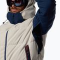 Men's ski jacket Rossignol Corduroy Down Bomber silver cloud/dark navy 9